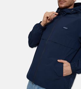 Hackett London Heritage Zip Fastening Hooded Jacket, Model View