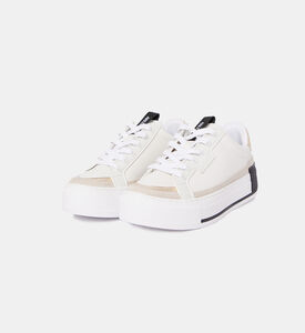 Flatform Lace-up Sneakers