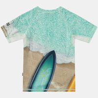 Neptune Surf Art Crewneck T-shirt