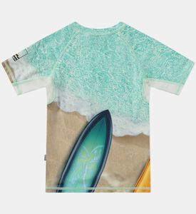 Neptune Surf Art Crewneck T-shirt