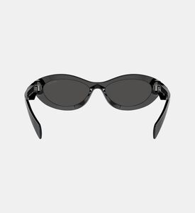 نظارات شمسية بإطار بيضاوي من الأسيتات 55