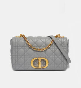 Dior Preowneddior Grey Medium Caro Shoulder Bag, Packshot View