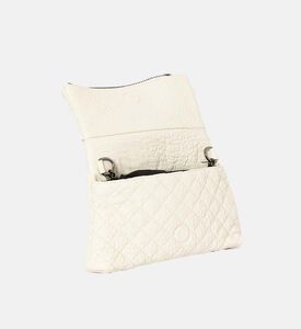 The Kooples Heritage Small Leather Skulls Bag, Off-white, Packshot View