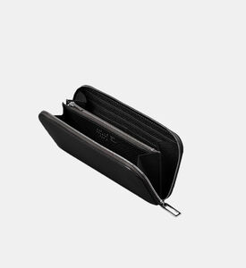 Camille Fournet Taurillon Grained Leather Wallet, Black, Packshot View