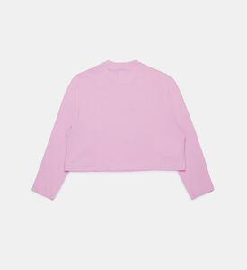 Cotton Sequined Logo T-shirt