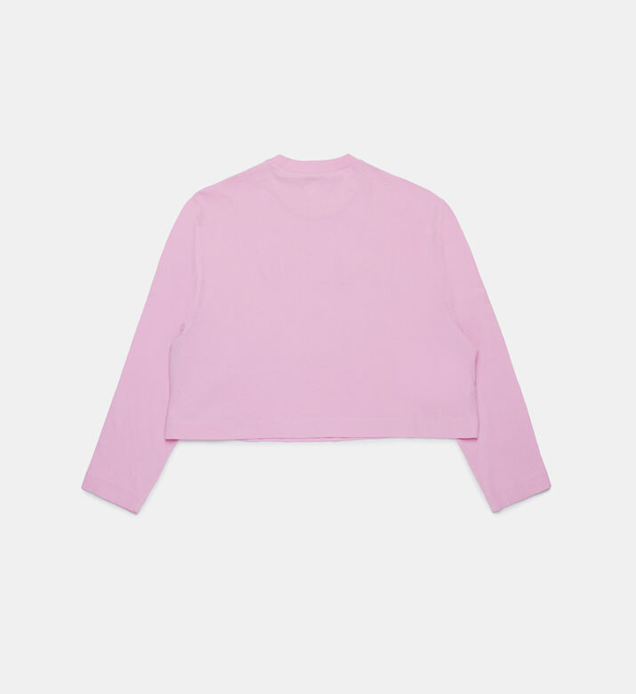 Cotton Sequined Logo T-shirt