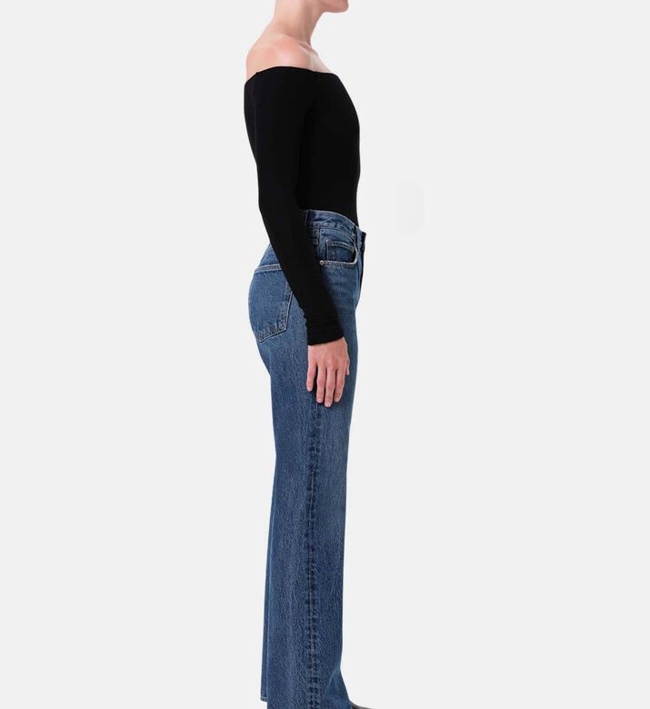 Agolde High-rise Flared Denim Pants, Model View