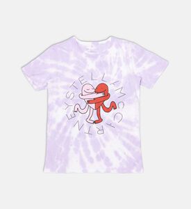 Tie-dye Print Short-sleeve T-shirt