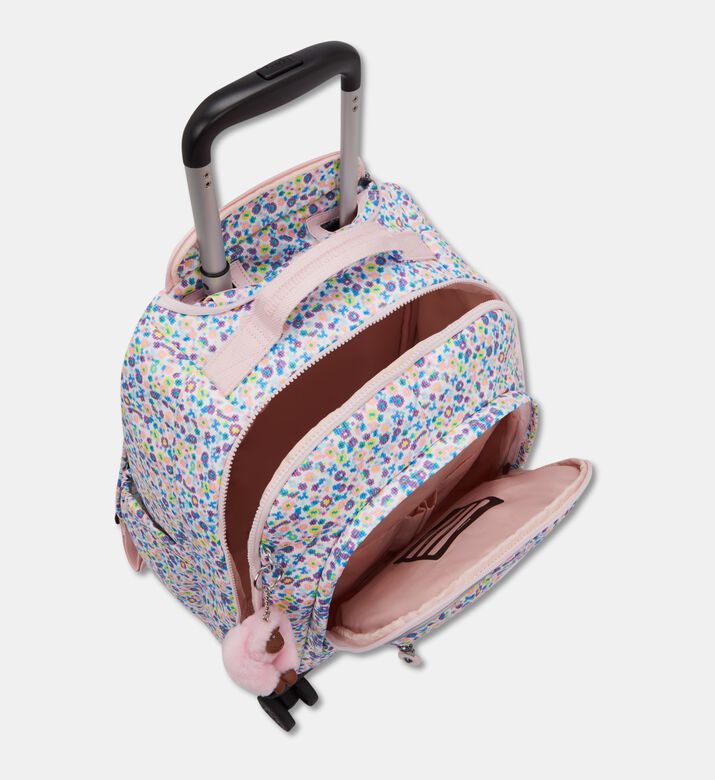 Kipling Digi Flower Wheeled Backpack, Packshot View