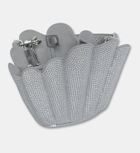 Mlouye Micro Seashell Metallic Bag, Crystal-clear, Packshot View