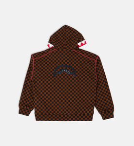 هودي بنقشة مربعات تايك أوفر ذا ثرون