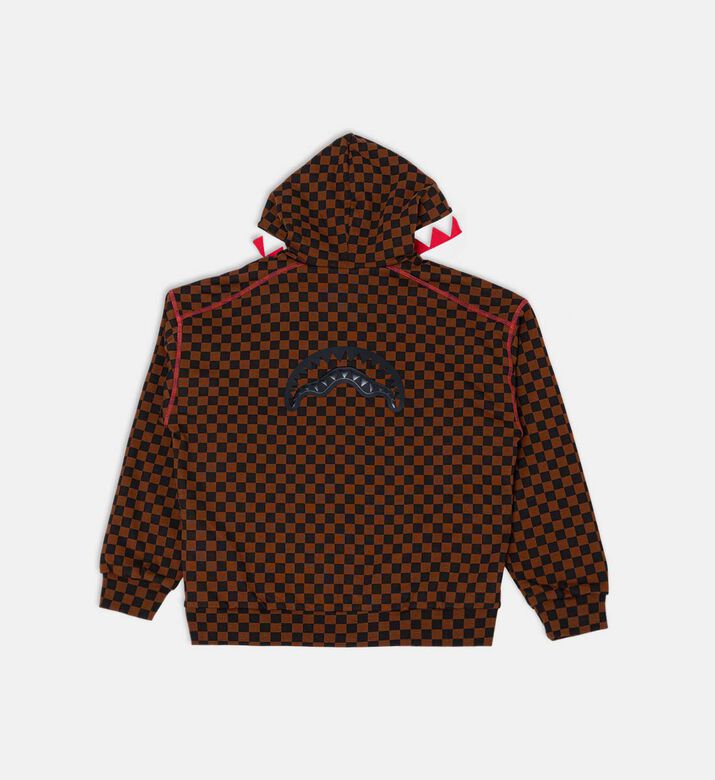 هودي بنقشة مربعات تايك أوفر ذا ثرون هودي بنقشة مربعات تايك أوفر ذا ثرون