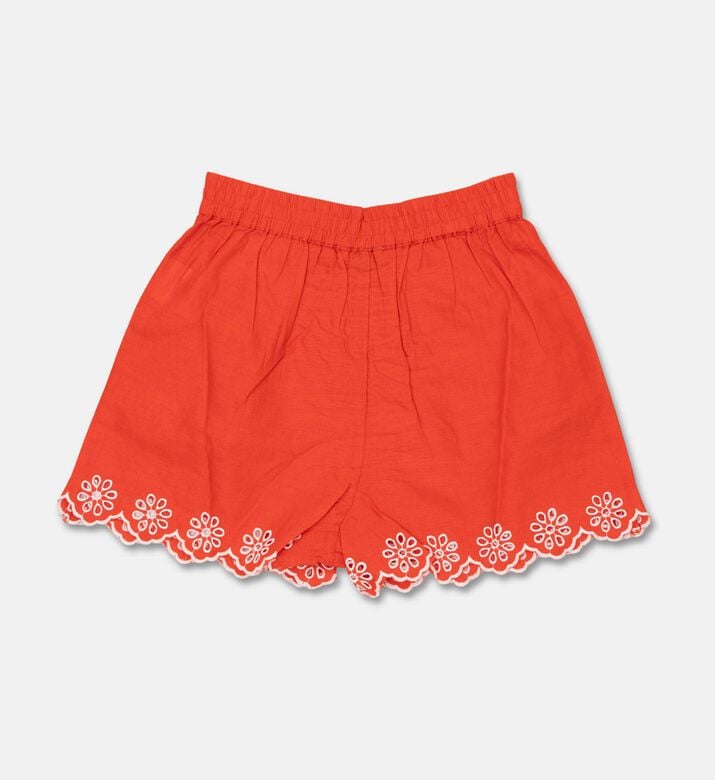 Stella McCartney Embroidered Linen Cotton Shorts, Packshot View