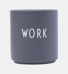 كوب محفور عليه نقش مناسبات مفضلة بكلمة وورك 8 × 8.5 سم