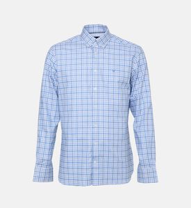 قميص بمربعات بقصة مفصلة