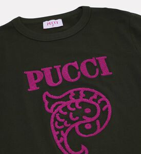 Emilio Pucci Logo Appliqu&eacute; Stretch T-shirt, Packshot View