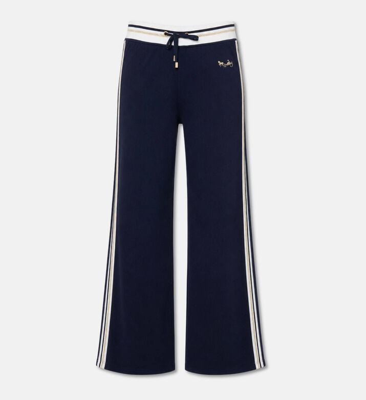 Weill Striped-trim Drawstring Pants, Dark-blue, 46, Packshot View