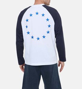 سويت شيرت واسع مزين بنجمة مطرّزة