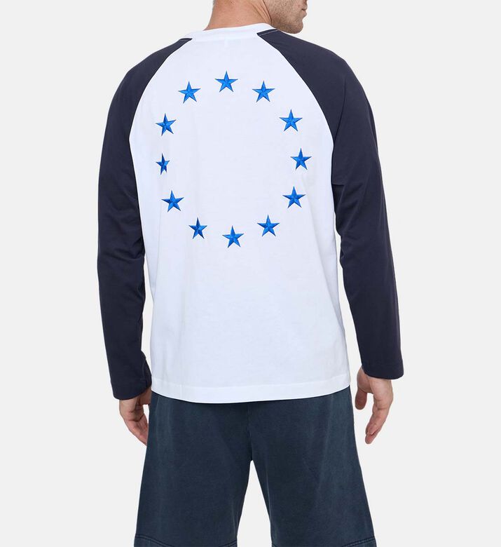 سويت شيرت واسع مزين بنجمة مطرّزة