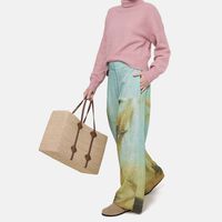 Nature Print Linen Pants