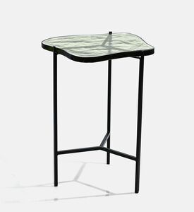 Home Deco and More Nesty Glass Top Side Table 2-piece Set, Packshot View