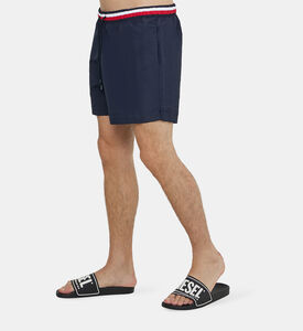 Global Stripe Mid-length Swim Shorts