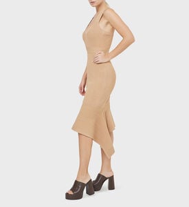 Variegated Rib Fishtail Midi Dress Variegated Rib Fishtail Midi Dress