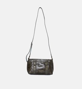 Sunny Mood Zipped Leather Shoulder Bag Sunny Mood Zipped Leather Shoulder Bag