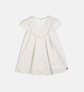 فستان قصير الأكمام منفوش