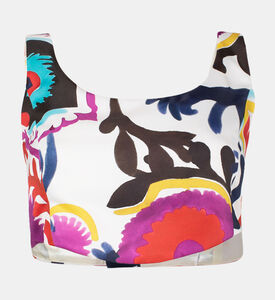 Mexico-print Bustier Top Mexico-print Bustier Top