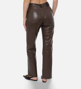 Nanushka Button Closure Flared Pants, Model View