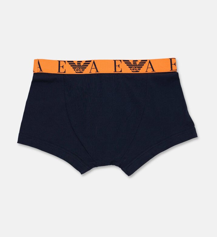 Emporio Armani Logo-waistband Three-pack Boxer Briefs, Multicolor, S, Packshot View