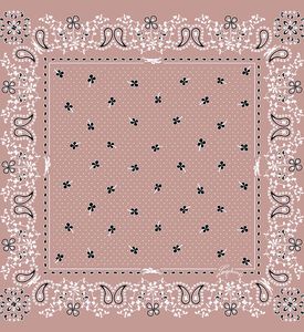Longchamp Silk Paisley Pattern Scarf, Pink, Packshot View