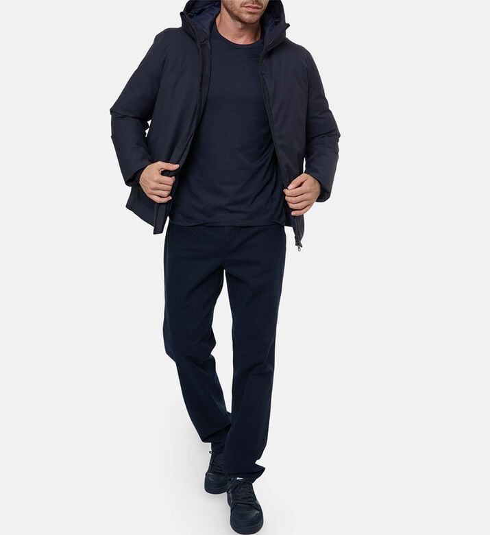 Save the Duck Zip Fastening Hooded Jacket, Model View