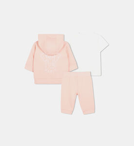 طقم ثلاث قطع بطبعة شعار