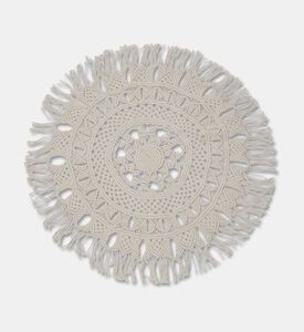 Home Deco and More Dunia Cotton Round Carpet, Packshot View