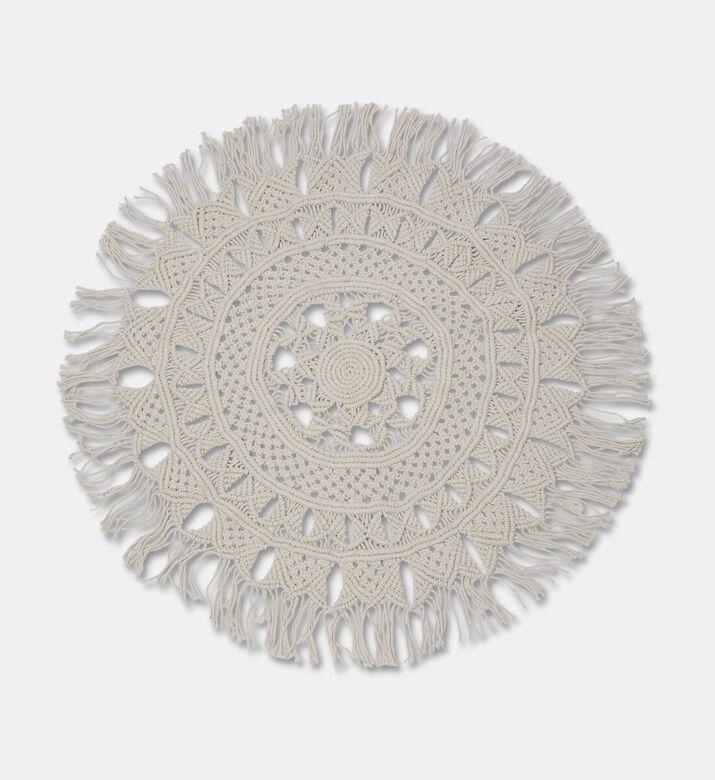 Home Deco and More Dunia Cotton Round Carpet, Packshot View