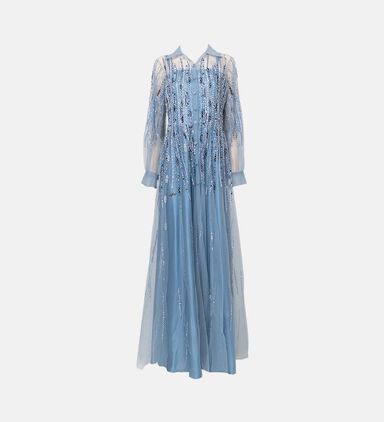 Classic High-neck Dress