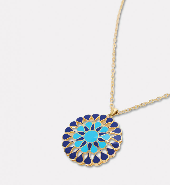 Raife Sautoir Solea Big Enamel Blue, Packshot View