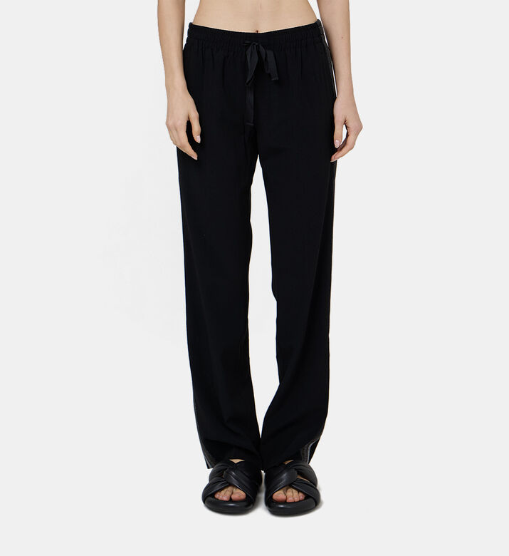 Pomy Glitter Crepe Trousers