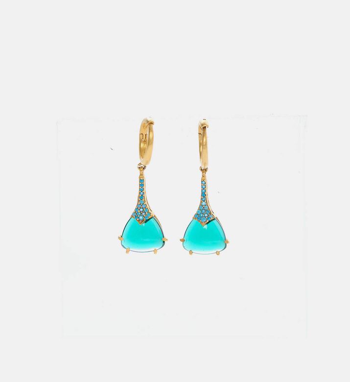 Tulipe Aquamarine Turquoiseearrings
