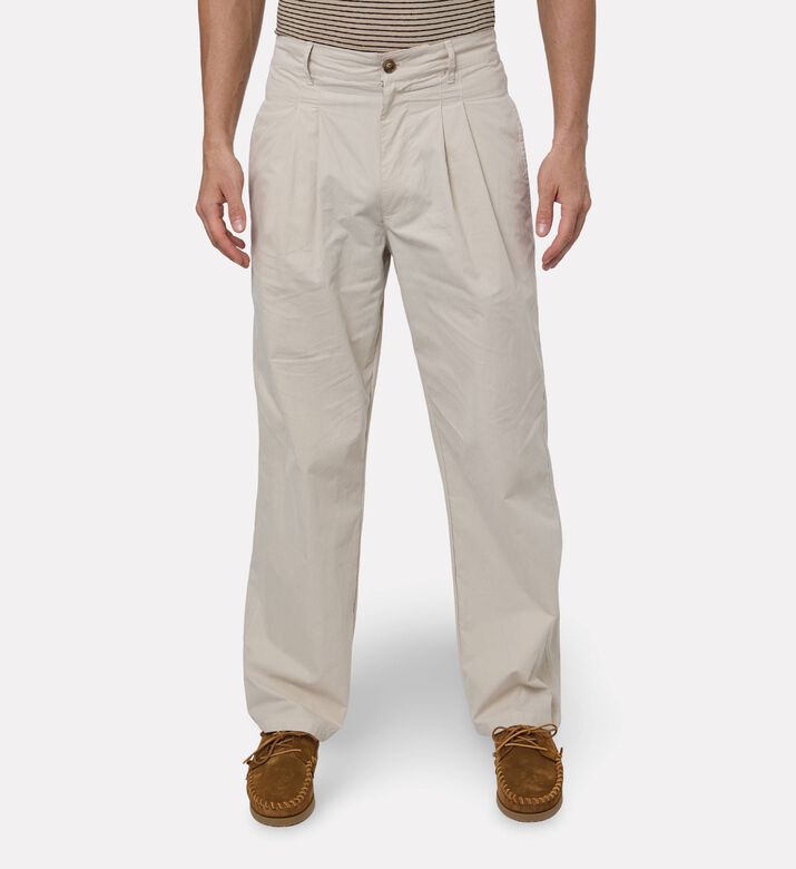 Marant Homme Front Pleats Wide-leg Trousers, Model View