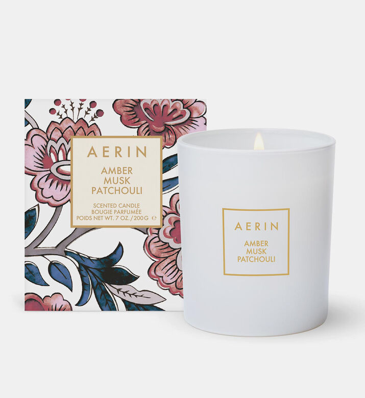 Amber Musk Patchouli Scented Candle