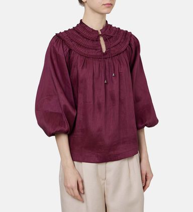 Long-sleeve Regular-fit Blouse