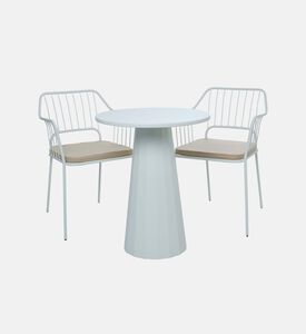 Home Deco and More Bistro Set Penelope Wht, Packshot View