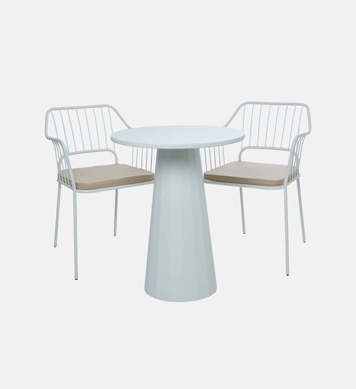 Home Deco and More Bistro Set Penelope Wht, Packshot View