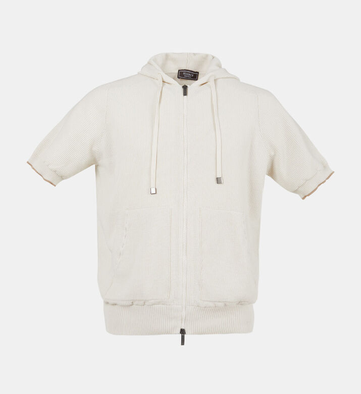 جاكيت قطن بغطاء رأس ميكرو ريب