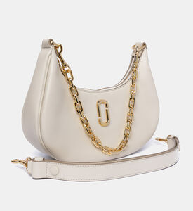 حقيبة جلد البقر المنحنية