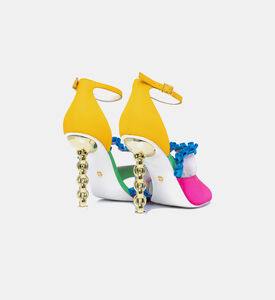 Ruffled Ribbon Sandals