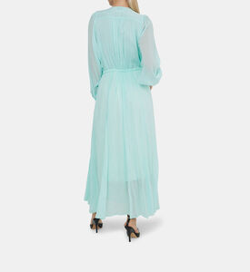 Silk Cotton Voile Maxi Dress